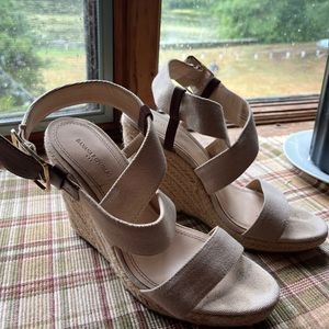Wedge espadrilles from Banana Republic.